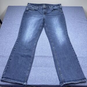 Silver Jeans Co. Suki Slim Bootcut Jeans Womens 18W L31 Blue Denim Stretch